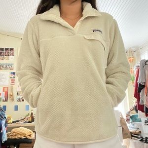 Patagonia Re-tool Snap-T Fleece Pullover White